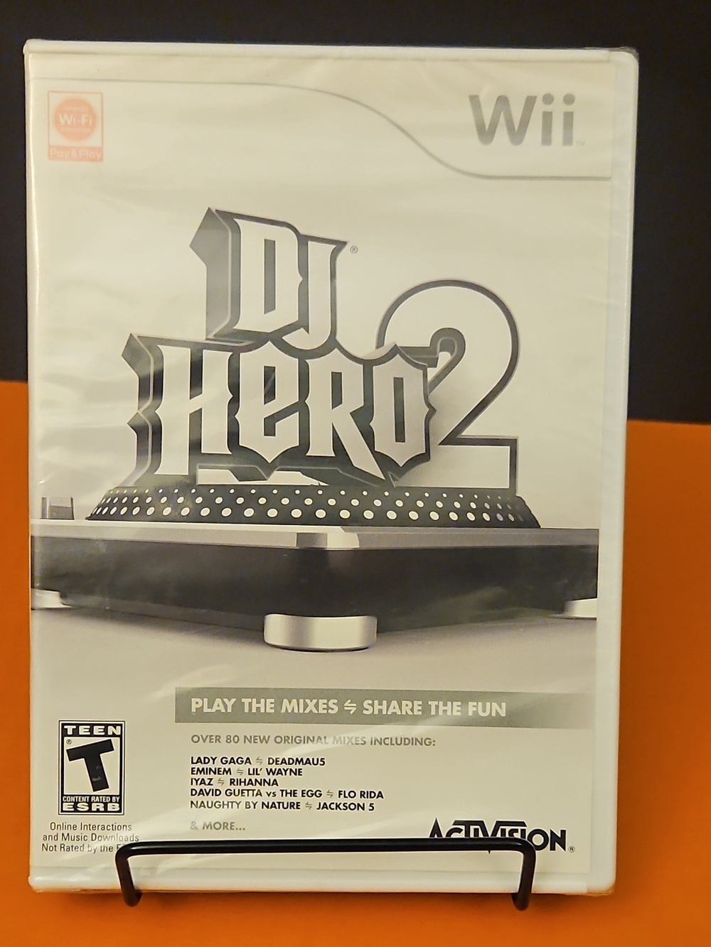 Nintendo Wii DJ Hero 2 White Game Case